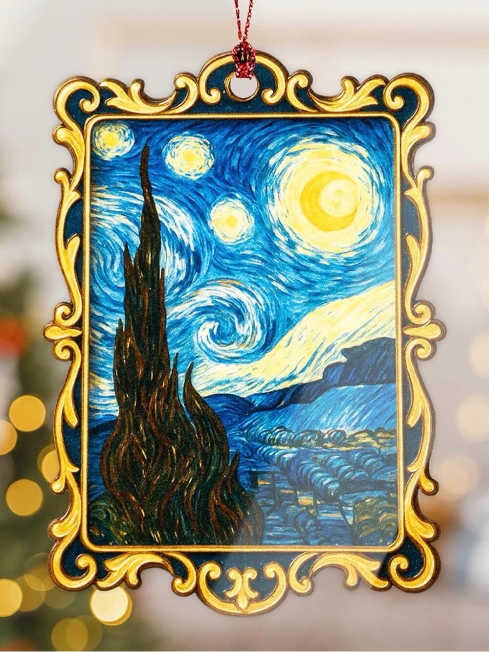 ✴️New✴️Framed Starry Night Wall Art Ornament (2/$10)